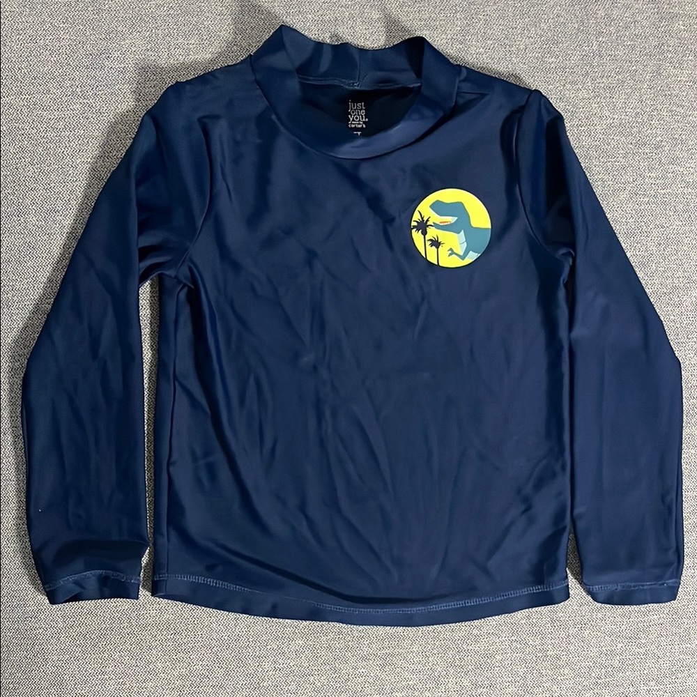 Kids Blue and Navy Graphic Long Sleeve Shirts - Bundle of 2 - Picture 2 of 5